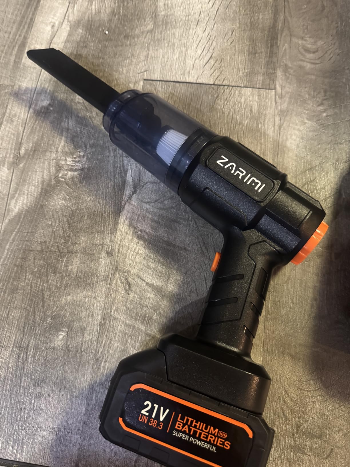 Car Vacuum Portable Cordless, 50000Pa High Power Rechargeable Dust Buster with 2 Batteries & Charger, 6-in-1 Handheld Vacuum Cleaners for Home, Car, Pet Hair, Keyboard, Graphite Black customer photo 2