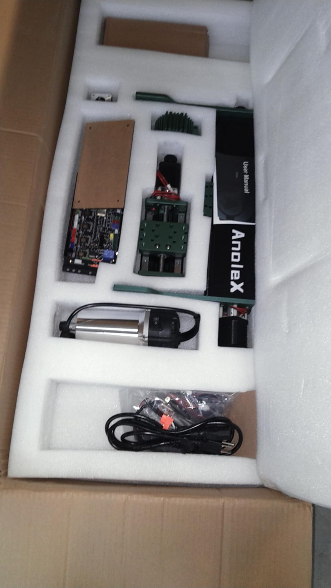 CNC Router Machine 3060-Evo Max, All-Metal XYZ Axis Dual Steel Linear Guides with 800W Trimmer Router customer photo 2