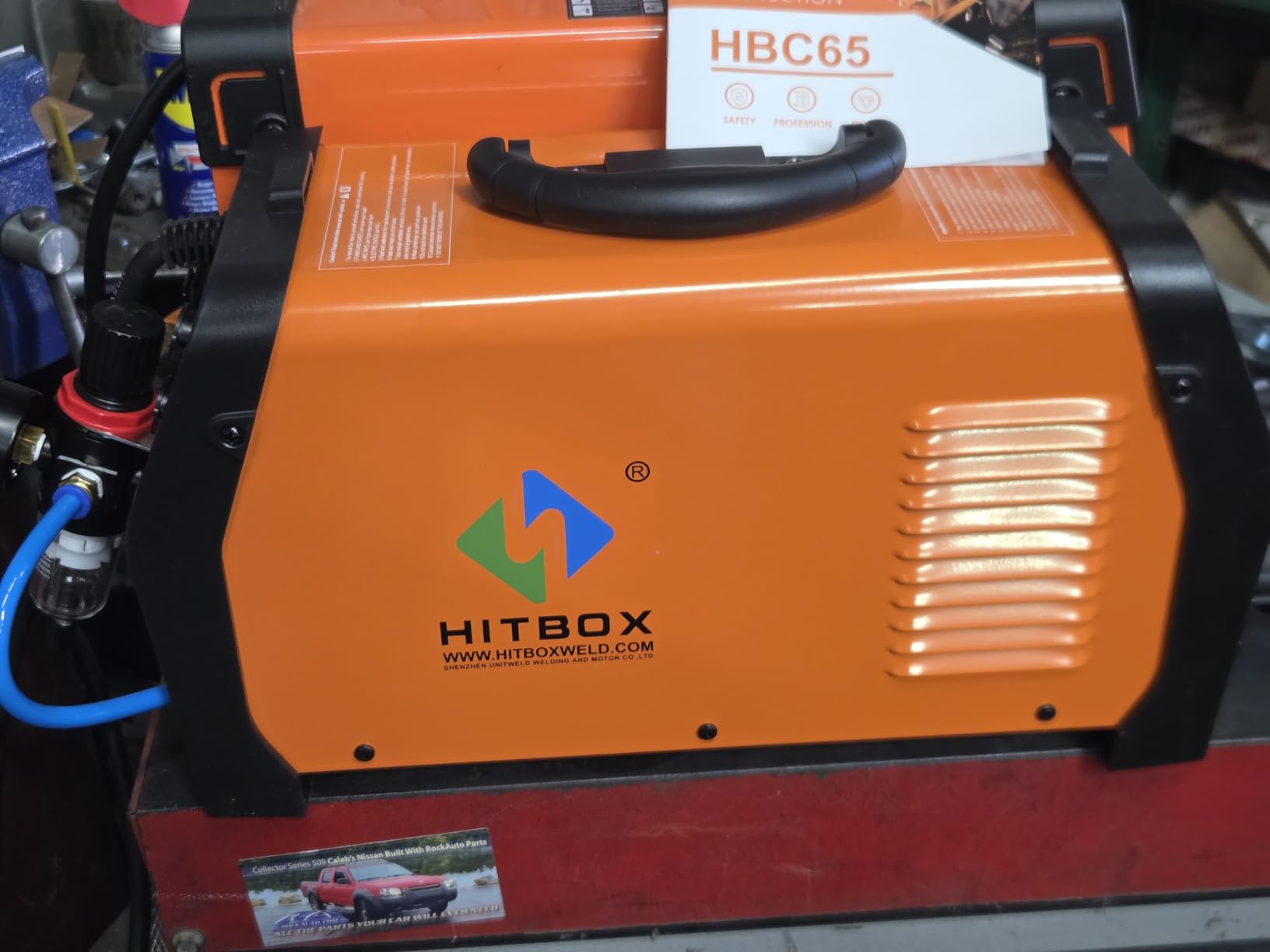 HITBOX 65A Plasma Cutter, 110V/220V Dual Voltage Plasma Cutting Machine, Non-HF Non-Touch Pilot Arc, CNC Ready, Cuts Up to 1