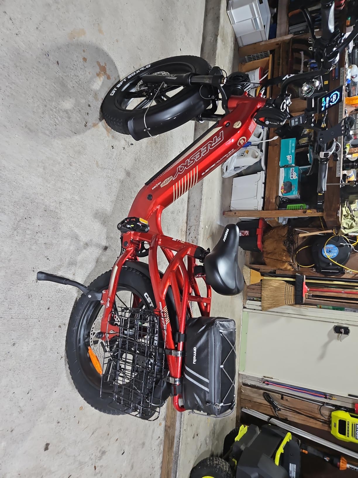 FREESKY 2500W Electric Bike for Adults,105 Miles 48V 25Ah Samsung Cells Battery Step-Thru E Bike, 33MPH Hydraulic Brakes Fat Tire EBike, 20