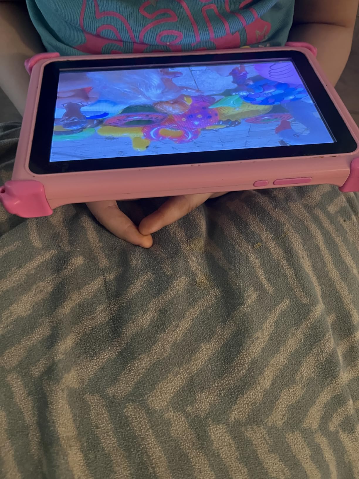 Kids Tablet 7 inch Tablet for Kids 3-12 32GB Toddler Children's Tablets with WiFi, YouTube, Baby Tablets with Shockproof Case, IPS Screen Parental Control GMS Education Games for Girls Boys (Purple) customer photo 1