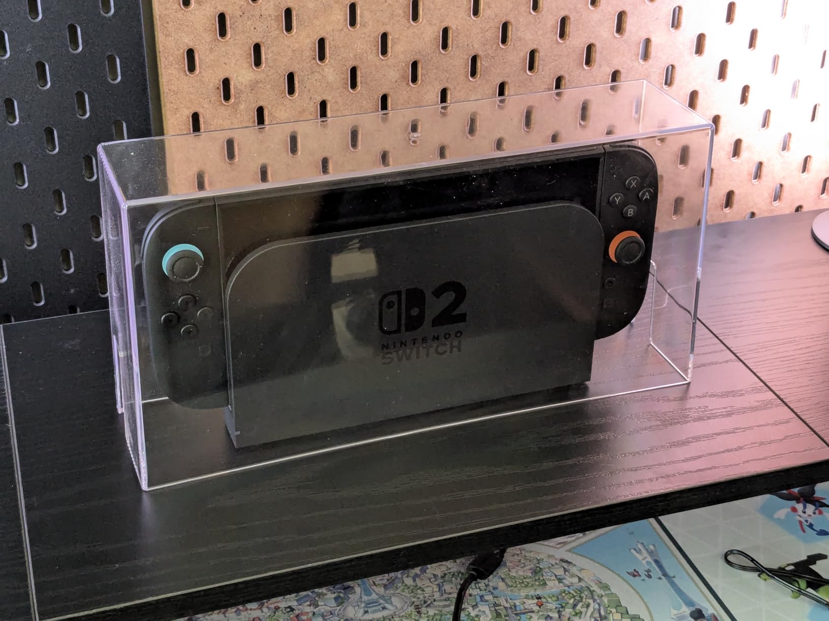 Dust Cover for Switch 2/OLED/Switch Charging Dock, Transparent Acrylic Dust Cover All-Surface Protection Waterproof, Dirt-Proof, Easy to Clean, Easy to use Barrier-Free Charging customer photo 1