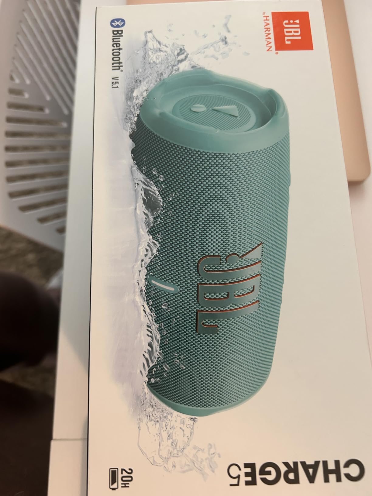 JBL Charge 5 Wireless Bluetooth Speaker (Black) | Rugged IP67 Waterproof Outdoor Audio with Deep Bass & 20H Playtime | Includes Protective Travel Case customer photo 2