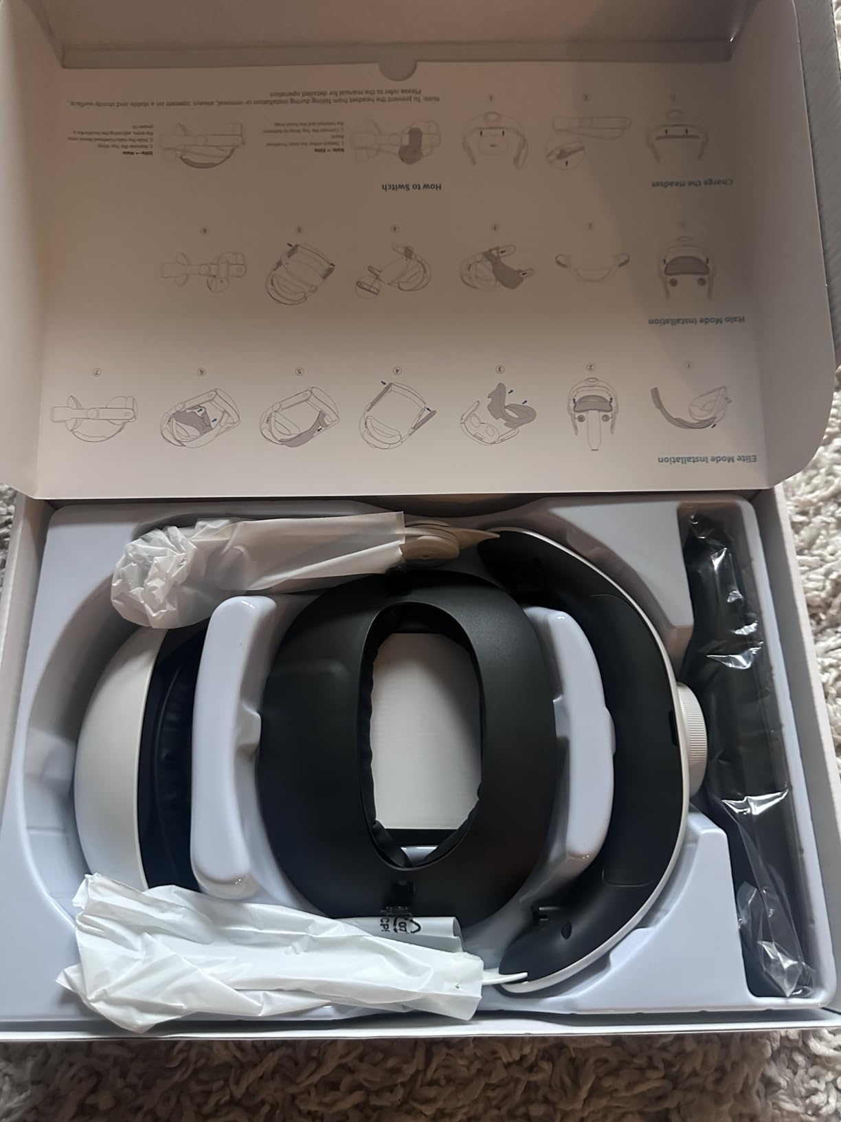 New 2 in 1 Halo & Elite Mode VR Head Strap, Compatible with Meta Quest 3/3S, 10000mAh Hot-swappable Battery & 20W Fast Charging, Hybrid Battery Strap Accessories for VR Gaming & Movie Watching customer photo 1