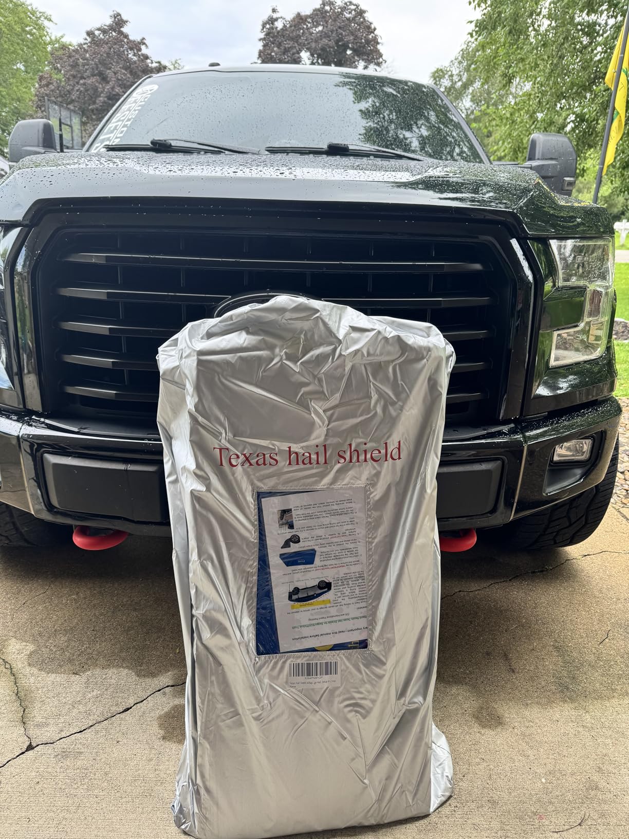 Texas Hail Shield A/Rapid Ready and Heavy-Duty for Sedan & SUV Against Large Hail, Setup in 2 min, Amazon's Professional Grade Protection. customer photo 1