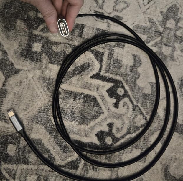 USB C to DisplayPort 1.4 Cable 6FT | 8K@60Hz 4K@240Hz, Thunderbolt 5/4/3 to Display Port Cord High-Speed USBC to DP Cable 32.4Gbps for MacBook Pro/Air, iPhone 15/16 Series, XPS, Surface customer photo 2