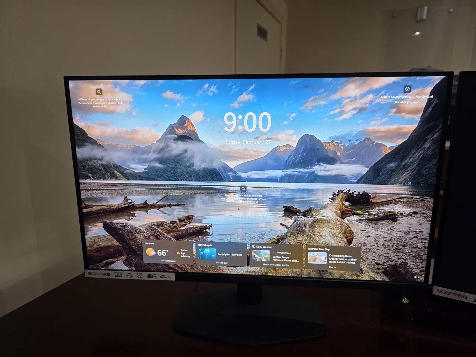 New! Sceptre Curved 30-inch Gaming Monitor 200+Hz FreeSync Build-in Speakers 2560 x 1080p HDMI DP Machine Black 2026 (C305B-200UN Series) customer photo 2