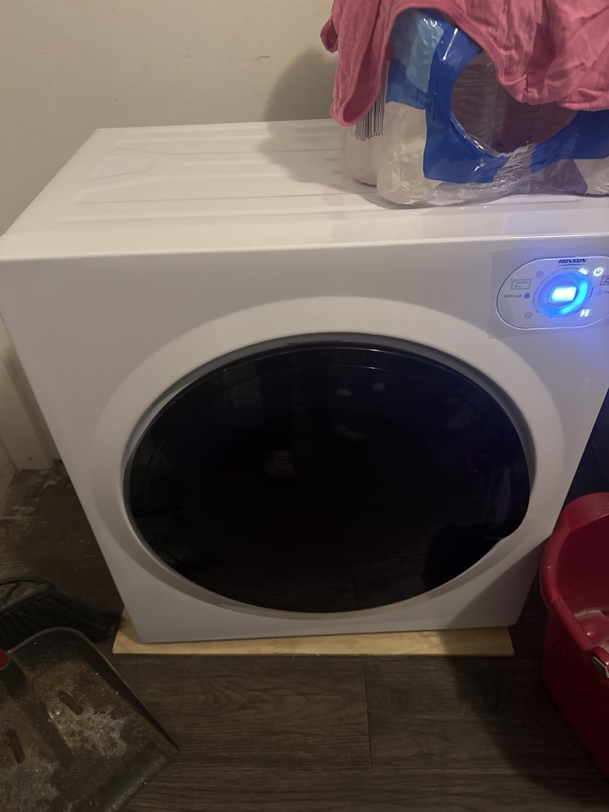 ROVSUN 25LBS Full Automatic Washing Machine and 2.6CuFt Portable Clothes Dryer Set, Electric Laundry Washer and Dryer Combo Set with Stainless Steel Inner Tub customer photo 2