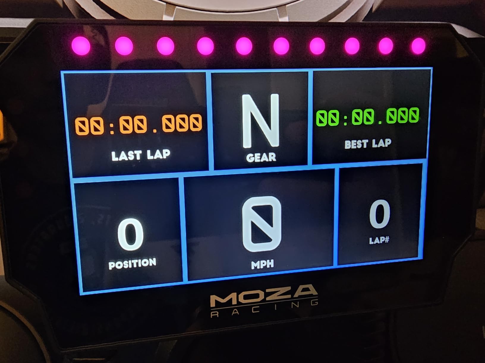 MOZA CM2 HD Racing Dash Sim Racing Dashboard Display with 5