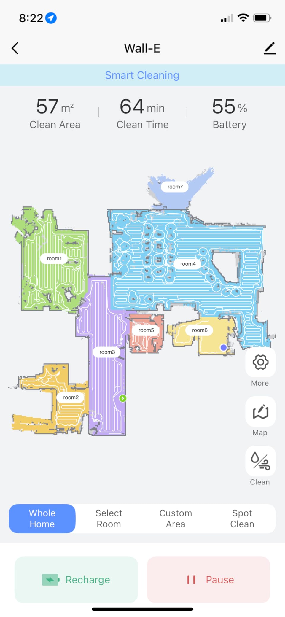 Tikom Robot Vacuum and Mop Combo, 6000Pa Automatic Robotic Vacuum Cleaner, Smart Mapping, 150 Min Max, Ideal for Pet Hair, Hardfloors, Carpets, Home(L8000 Pro) customer photo 1