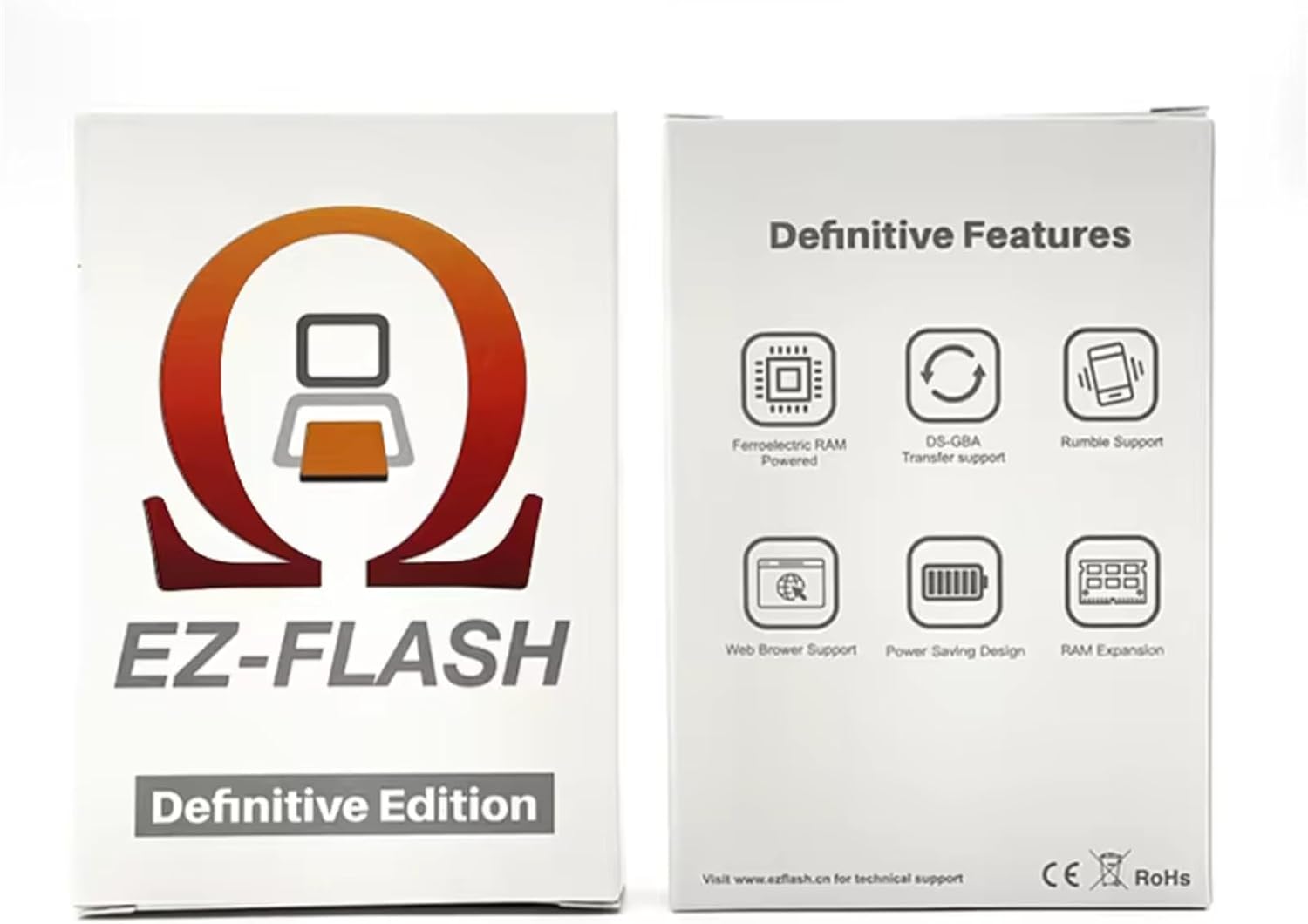 EZ-Flash Omega Definitive Edition, GBA Game Cartridge, Pre-Loaded Games, 32GB SD Card, Supports 128GB, GBA SP, DS, NDS, Retro Gaming, Flash Cart, Game Console Accessories customer photo 2