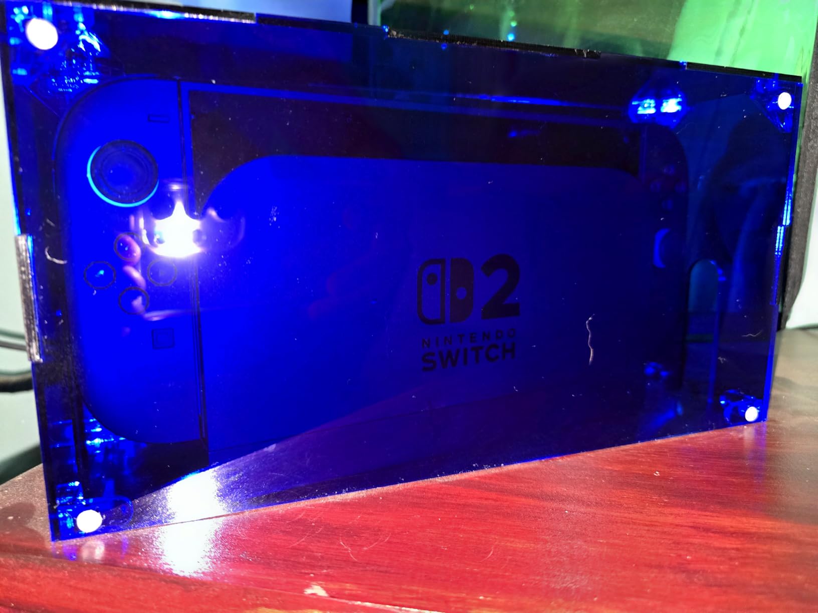 PlayVital Clear Acrylic Dust Cover for Nintendo Switch 2 | Transparent Display Box for Switch 2 Dock Mode, Magnetic Ventilation Top - Transparent customer photo 1