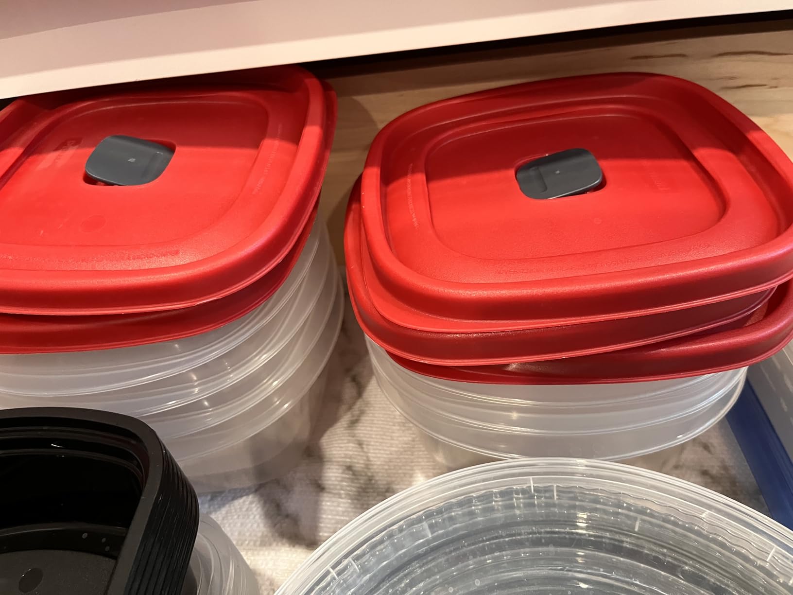 Rubbermaid EasyStore Large Containers, 18-Piece Set, Food Storage Containers with Lids customer photo 2