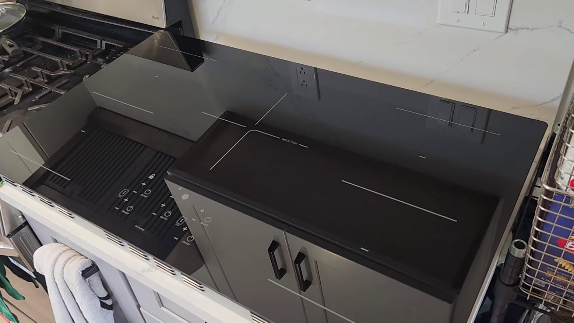 36 Inch Electric Induction Cooktop 5 Burners, 10800W Built-in Induction Stove Top with Double Bridge Function, Booster, Timer, Child Lock, Sensor Touch Control, 240V/50A, No Plug customer photo 1