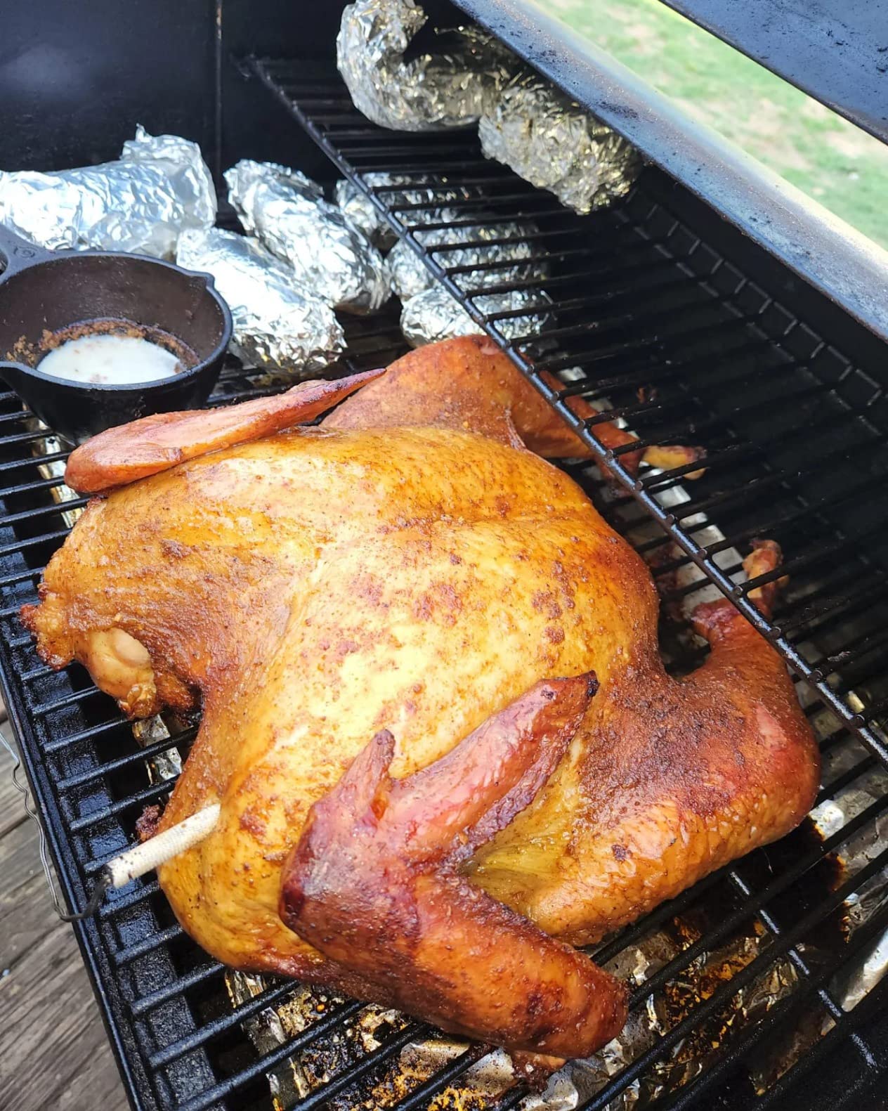 Z GRILLS ZPG-450A2 Wood Pellet Grill & Smoker, PID V3.0 Controller, 459 Sq in Cook Area, Foldable Shelf, Meat Probe, Rain Cover, 8 in 1 BBQ Grill Outdoor Auto Temperature Control, Bronze customer photo 2