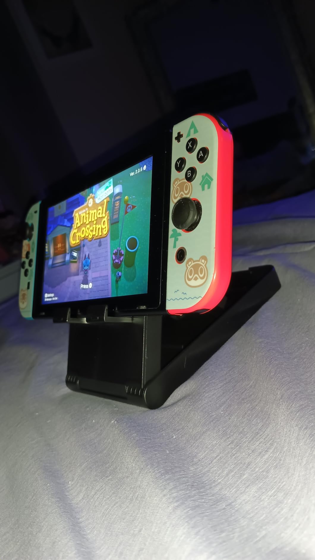 Y.D.F Stand for Switch 2 Compact Foldable Multi Angle Holder Play Stand Compatible with N Switch/ 2/ Lite/OLED IPad iPhone Samsung Galaxy Tab Android Phones Tablets E-Reader customer photo 1