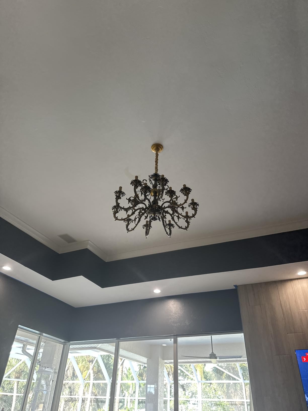 24-Light Antique Gold Crystal Chandelier, Extra Large Luxury Candle Chandelier Lighting Fixture customer photo 1