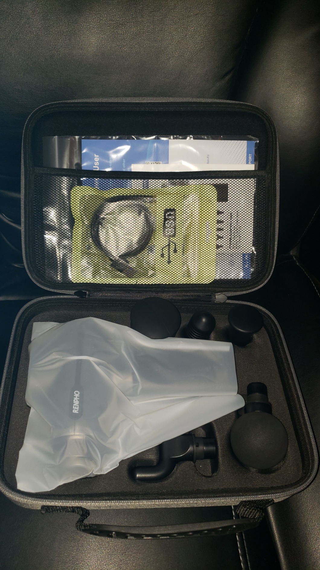 RENPHO Active Thermacool 2 Massage Gun with Heat and Cold, [2026 Upgraded] Percussion Deep Tissue Handheld Neck Massager, FSA Approved, Muscle Masajeador for Men Women Athletes HSA customer photo 2