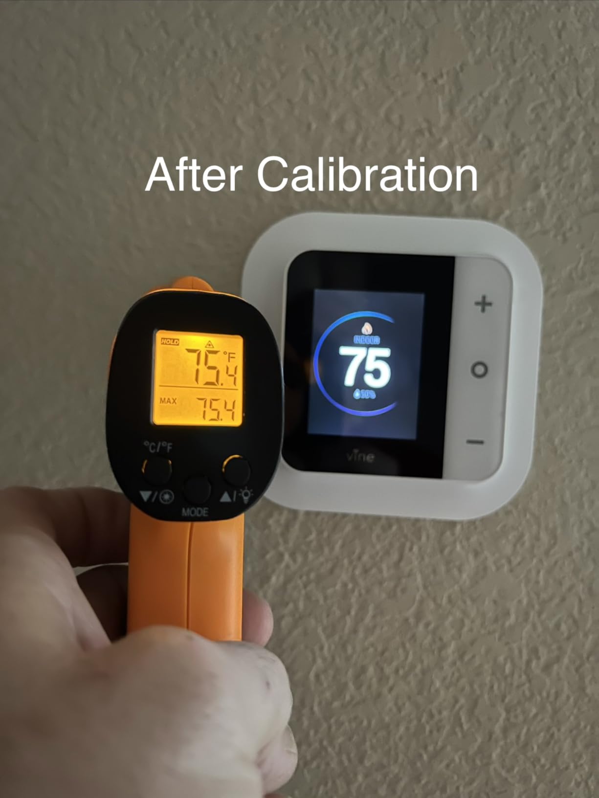 vine Smart Thermostat for House, WiFi Thermostats for Home Compatible with Alexa and Google Assistant, 7day x 8period Programmable, Energy Star Certified, C-Wire Required customer photo 2