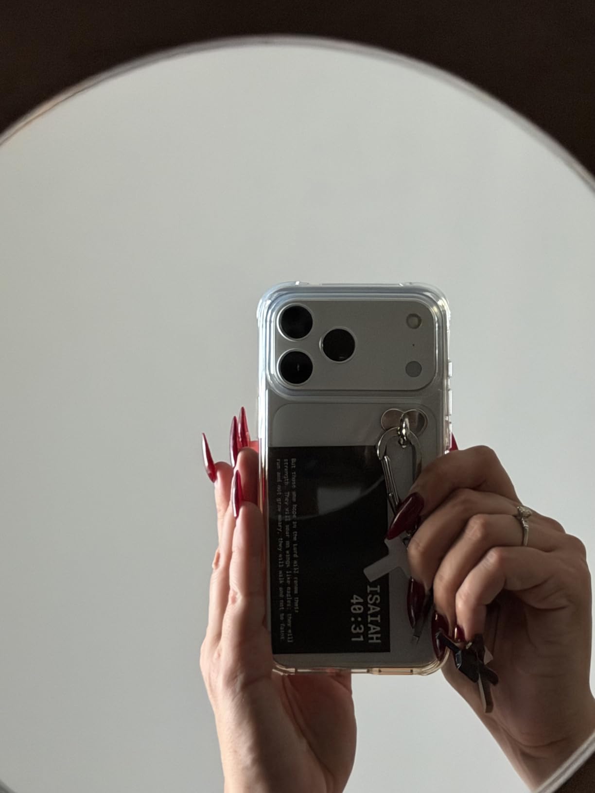 Mkeke Compatible with iPhone 17 Case Clear [Not-Yellowing] [Military-Grade Drop Protection] Shockproof Protective Phone Bumper 6.3 inch customer photo 1