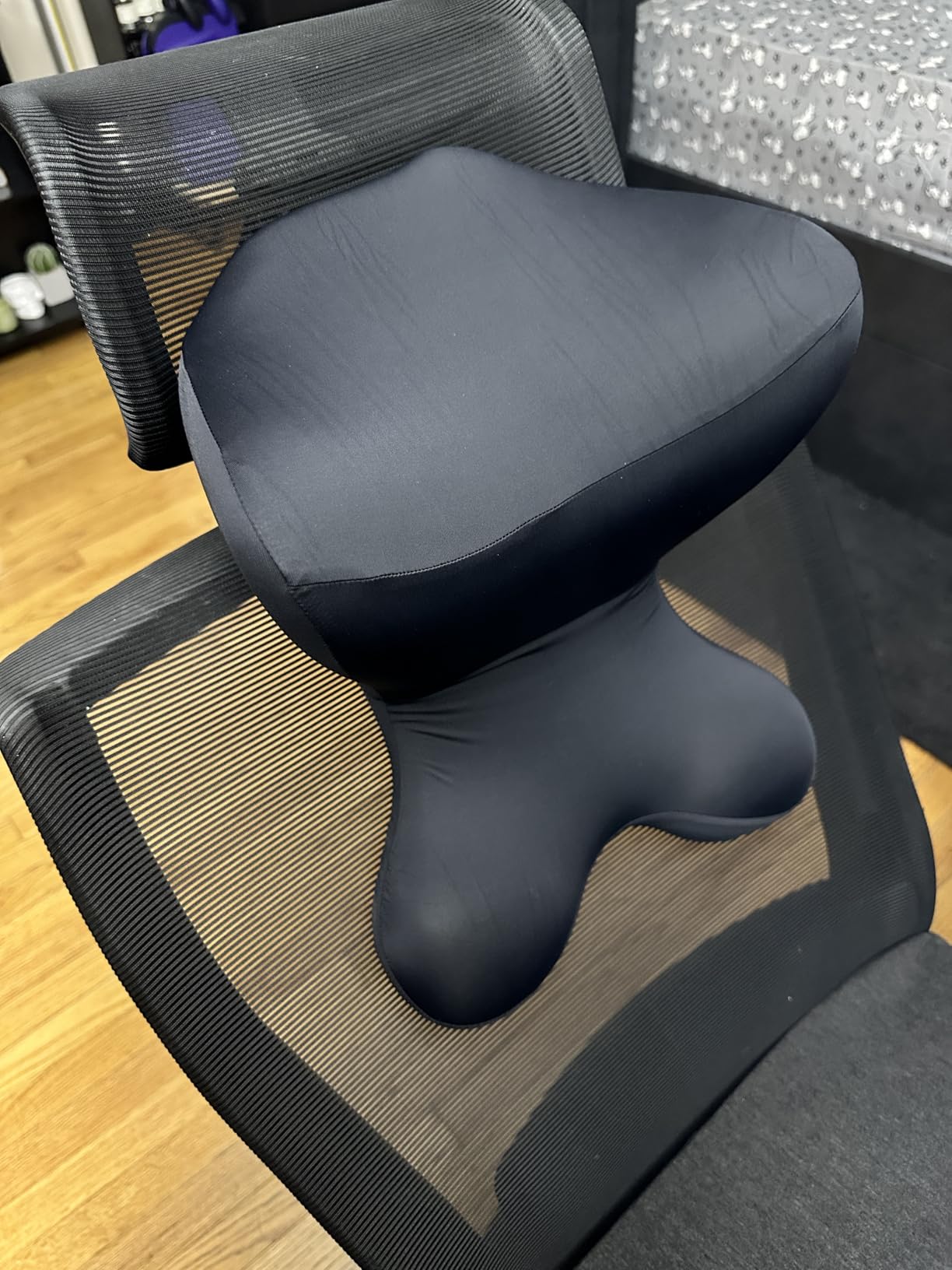 Car Headrest Pillow，Neck Support for Office Chair,100% Memory Foam Car Neck Pillow - Ergonomic Neck Support with Adjustable Double Strap, Breathable Comfort for Car, Gaming & Office Chairs customer photo 1