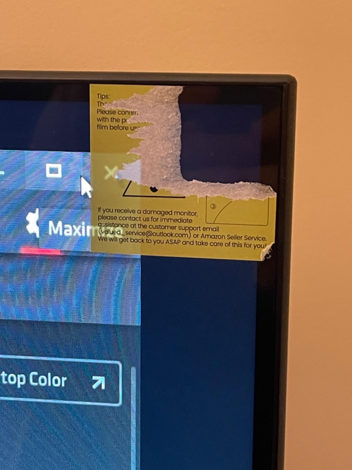 Gawfolk 27 Inch 4K Monitor IPS 60Hz, UHD 3840 x 2160p PC Monitors, Computer Display for Home & Office, Support HDMI & DP, Wall Mount Compatible customer photo 2