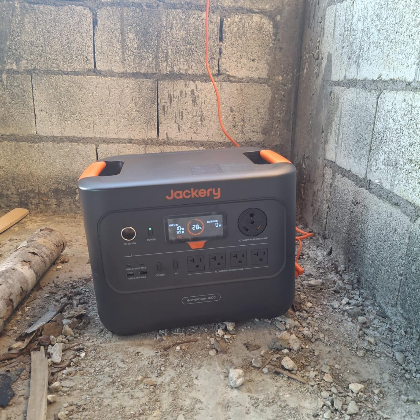 HomePower 3000 Portable Power Station with 2X 200W Solar Panels, 3600W (Surge 7200W) Output, 3072Wh LFP Battery Solar Generator, Essential Backup for Home Use, Power Outage, RV, Emergencies customer photo 1