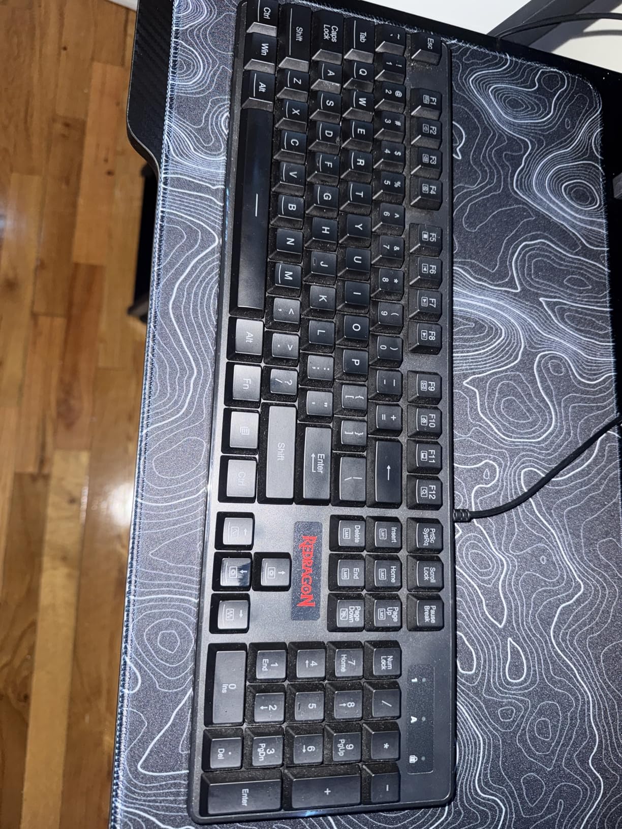 Redragon K521KS Wireless Gaming Keyboard, Tri-Mode BT/2.4G/USB-C RGB Mechanical Feeling Keyboard with Multimedia Keys, 4000mAh Battery, Anti-Ghosting, Compatible with PC - Upgrade customer photo 1