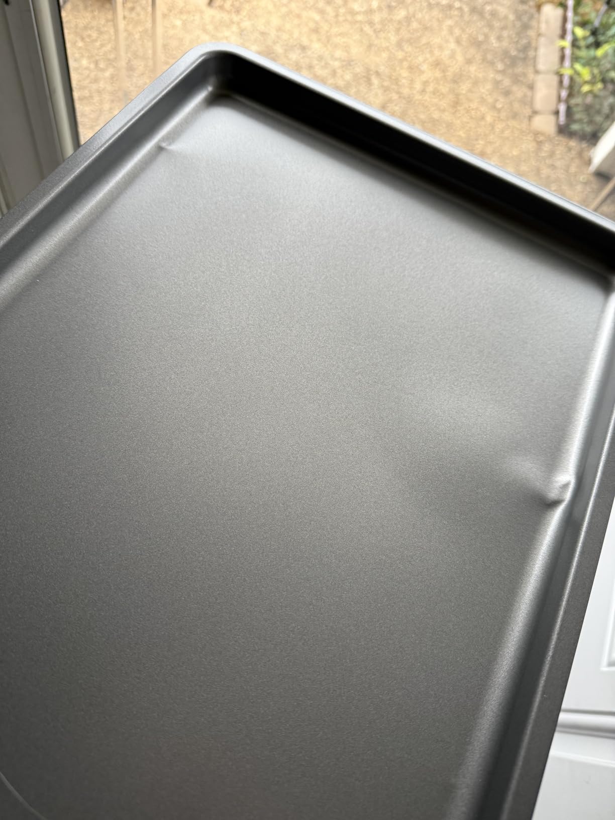 Wilton Silver Non Stick Large Baking Sheet, Cookie and Roasting Pan for Sheet Pan Meals, Made without PFAS, Even Heating, 17.25 x 11.5 Inch customer photo 1