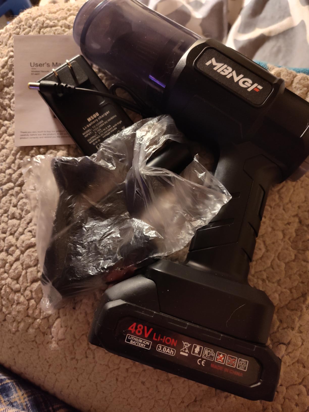 Car Vacuum Portable Cordless,35000PA High Power Suction & Blower, Handheld Vacuum Cleaner for Car, Home, Desktop, Keyboard,Birthday Gifts for Men Dad Husband(Midnight Black) customer photo 2