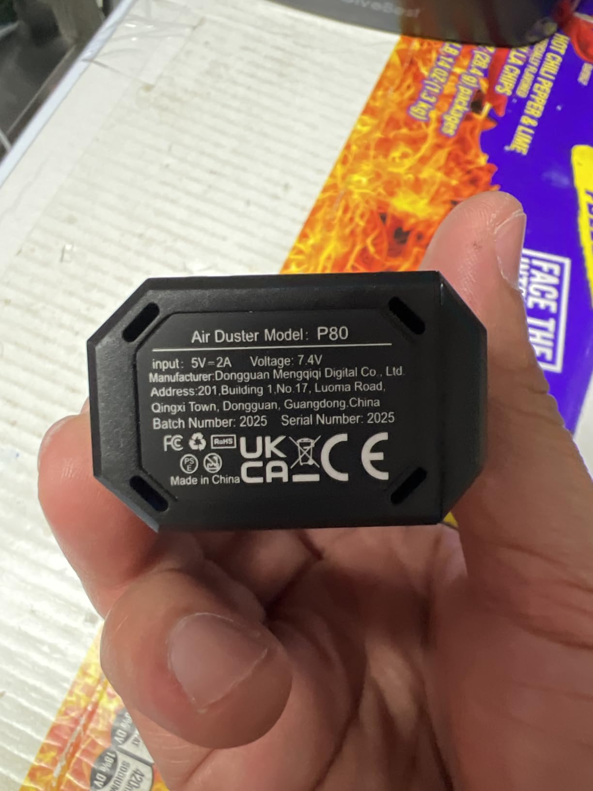 KKH Portable Electric Air Duster with Led Light, Powerful 120000RPM 4 Speed Adjustable Mini Turbo Blower for Cleaning, Rechargeable Cordless Dusters for Home Car Outdoor PC Computer Keyboard customer photo 2