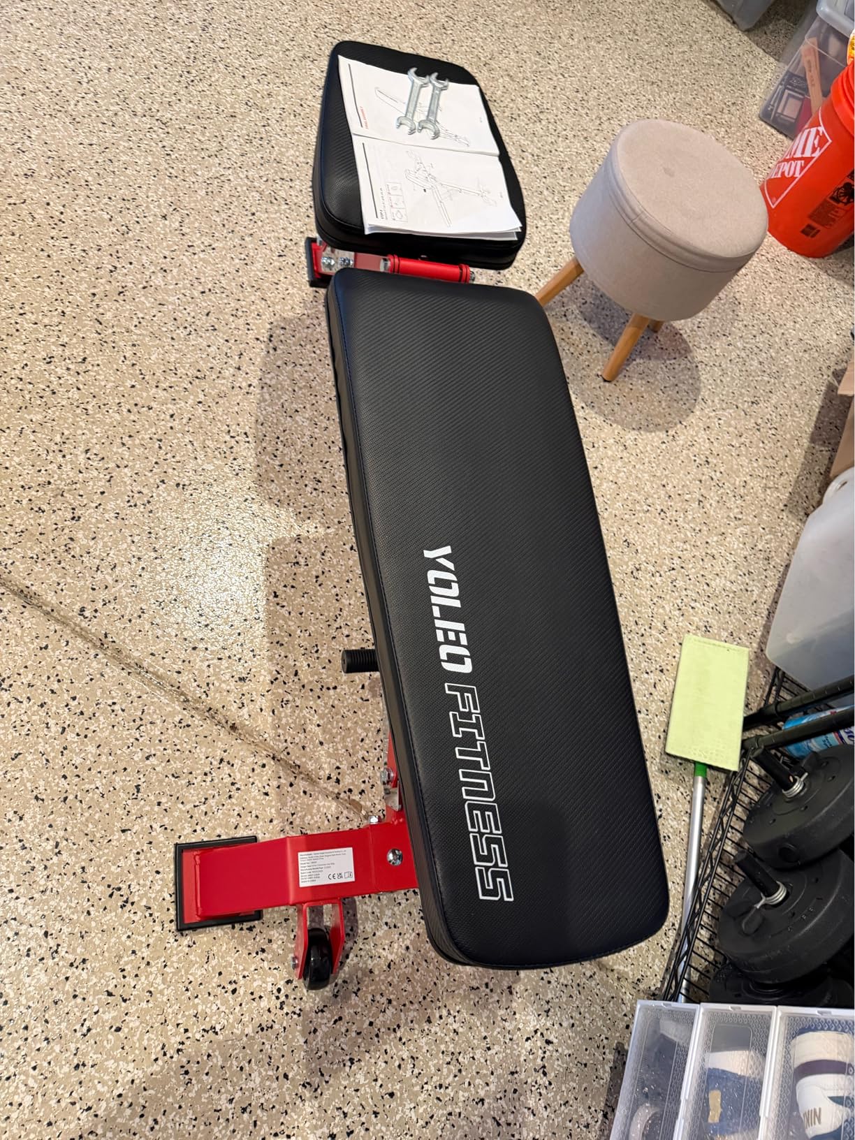 YOLEO Commercial Adjustable Weight Bench - MAX 2315LBS Heavy Duty Workout Bench for Home Gym, Flat/Incline/Decline Bench Press 2.4