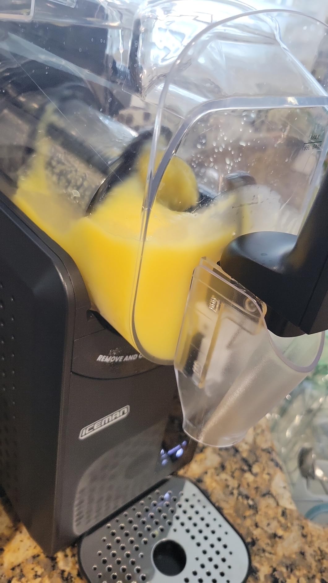 Iceman by Chefman Slush-Ease MAX 90oz Slushie Machine, 64oz Liquid Capacity Frozen Drink Maker & Slushy Machine with 5 Presets and LED Display, Perfect for Frozen Margaritas, Frappes, Smoothies customer photo 2