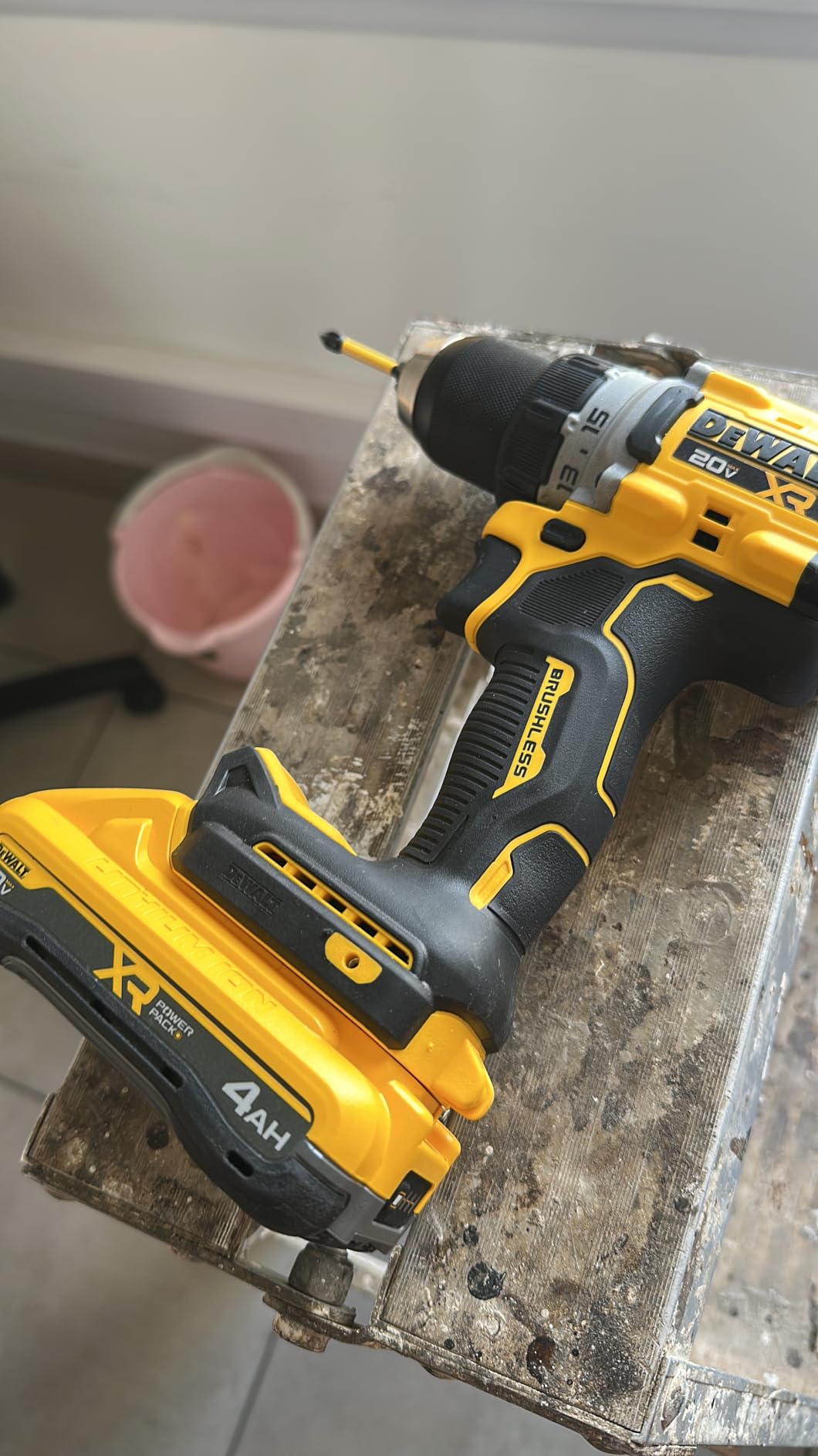 20V MAX XR Brushless Cordless 1/2 in. Drill Driver Kit With DEWALT POWERPACK Batteries and Charger (DCD801QQ2) customer photo 1