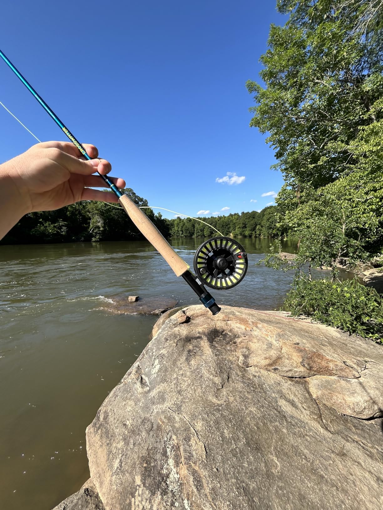 Redington Crosswater Fly Fishing Outfit - 4-Piece Fly Rod with Crosswater Reel, Rio Mainstream Fly Line & Zippered Travel Case - Complete Starter Kit customer photo 1