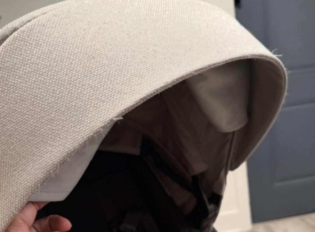 Cruz V3 Stroller - from Birth + Car Seat Compatible - Full-Size, Reversible Seat - Infant Insert, Bug and Rain Shields Included - Greyson (Charcoal Mélange/Carbon Frame/Saddle Leather) customer photo 2