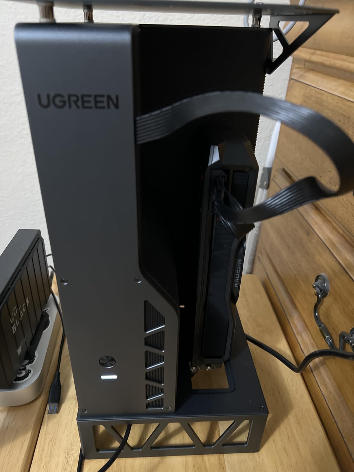 UGREEN External Graphics Dock with 850W Power Supply, 80 Plus Gold Certification, ATX 3.1 PSU, OCuLink&USB4 | 64Gbps/40Gbps, Compatible with GPUs like NVIDIA/AMD/Intel for Laptops/Handhelds/Mini PCs customer photo 1