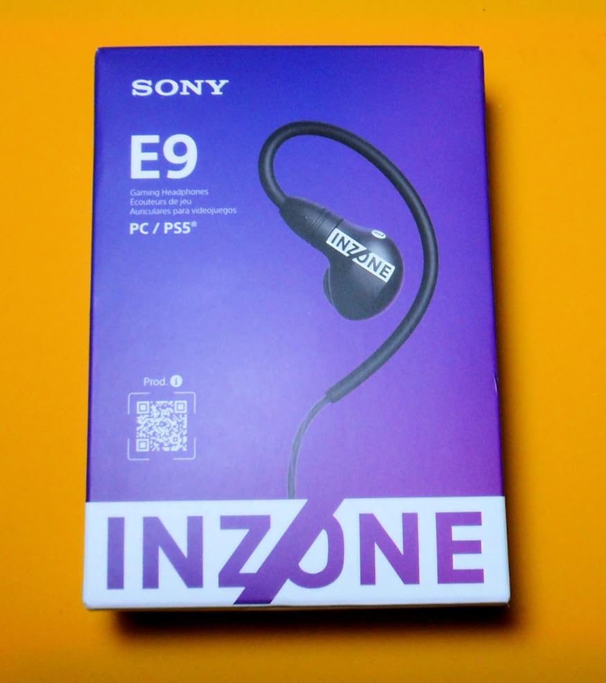 Sony INZONE E9 Wired in-Ear Monitor for Gaming, Tuned for FPS Games, Sound Isolating Earbuds, Comfortable Fit, Low Profile Design, 360 Spatial Sound, Case Included, Developed with Fnatic, Black customer photo 1