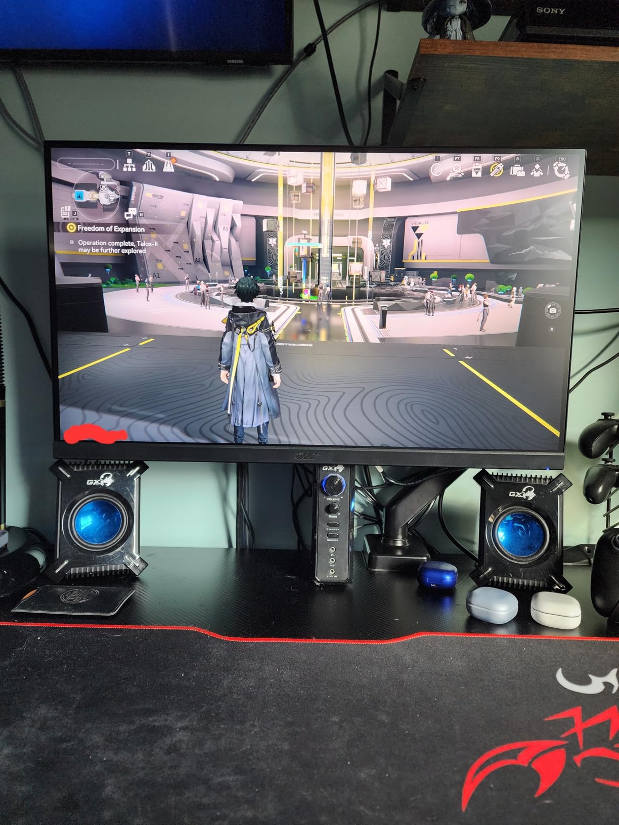 Acer Single Monitor Mount, Fully Adjustable Monitor Arm Fits 17 to 34 Inch Screens, Gas Spring VESA Mount with C-Clamp & Grommet Base, Computer Desk Arm with Tilt Swivel Rotate Supports 4.4-19.8 lbs customer photo 2