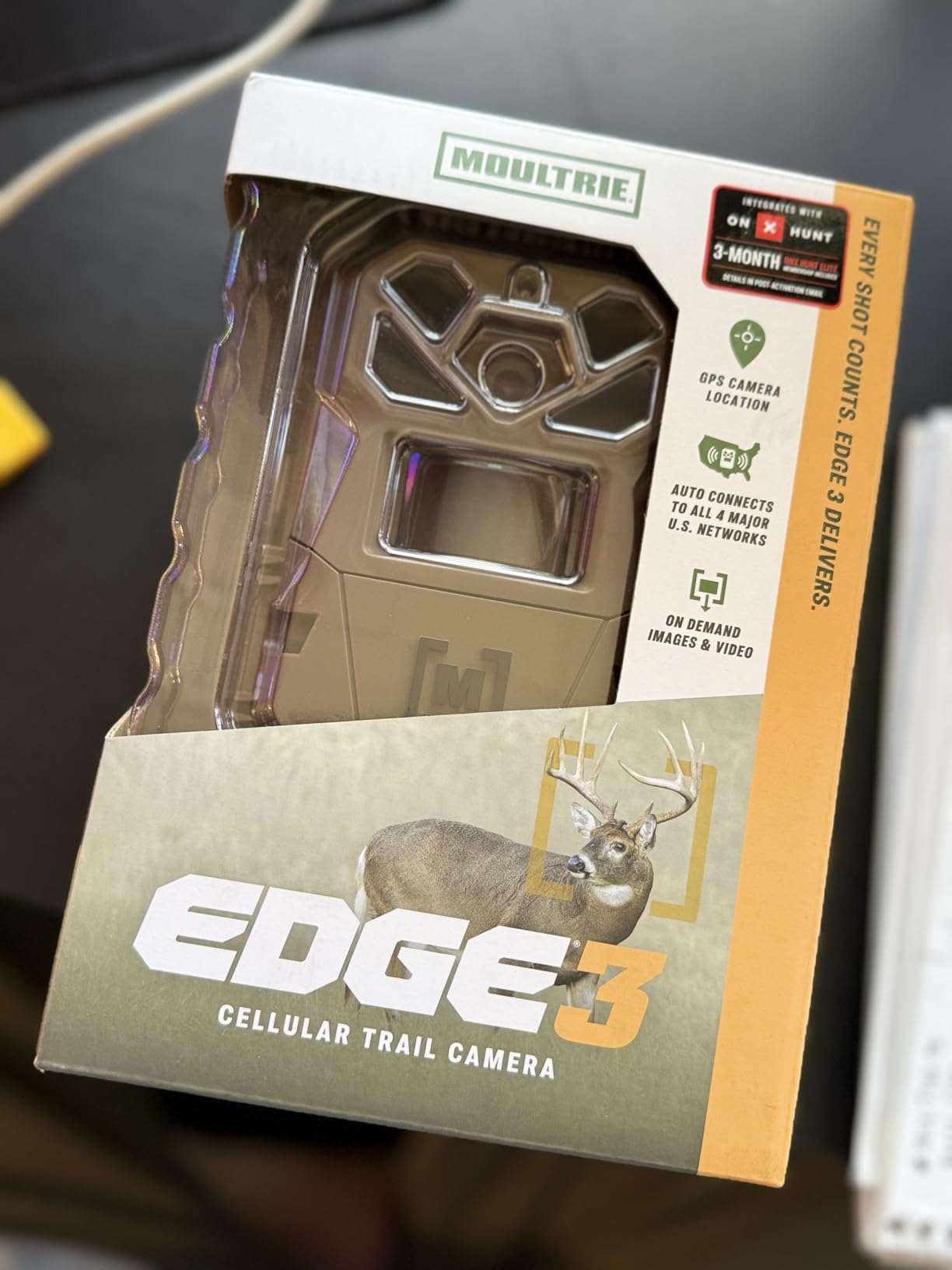 Moultrie Edge 3 Cellular Trail Camera - 2 Pack - 40MP HD Photo Capture - 1080p Low-Glow Flash - GPS - Multi-Carrier Auto-Connect - Built-in Memory - 0.5s Trigger Speed - AI Buck Detection customer photo 2