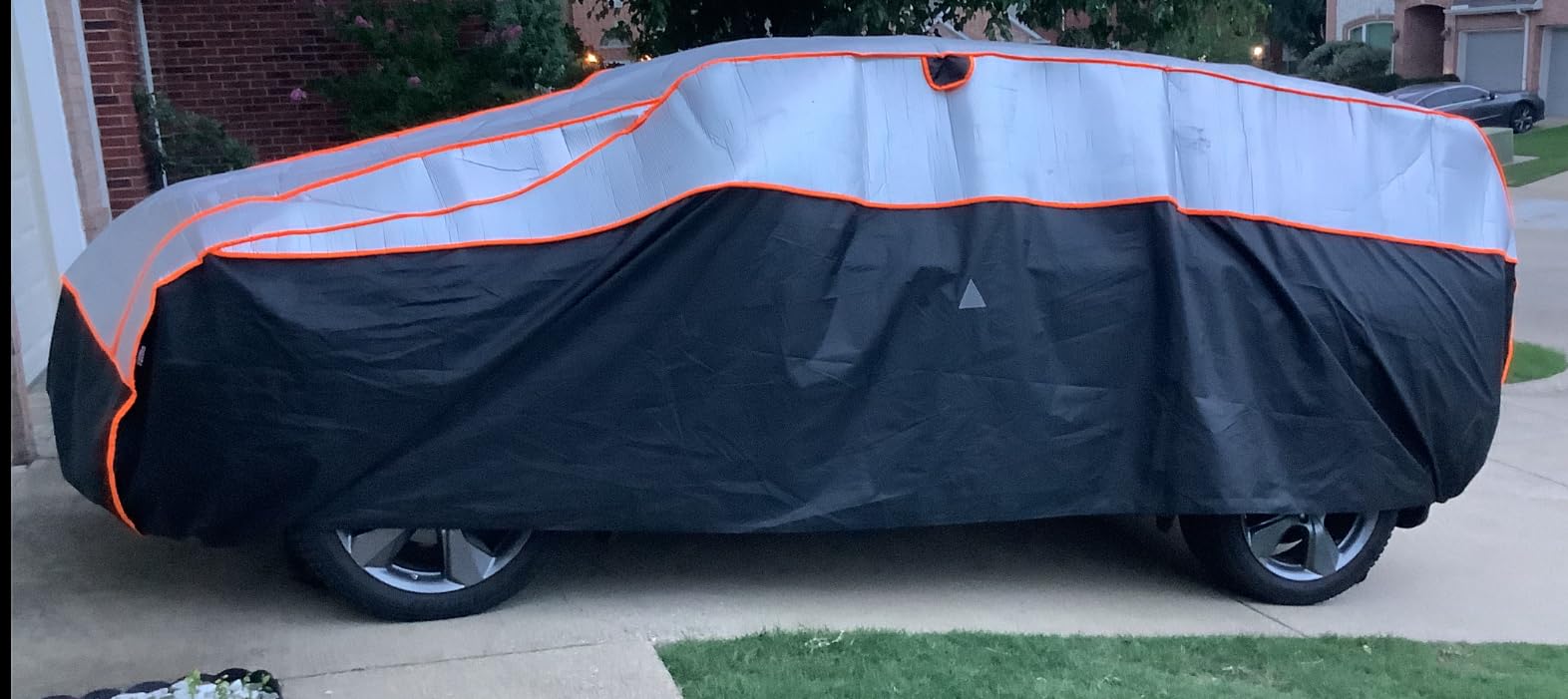 Favoto Hail Proof Car Cover - Waterproof Hatchback Cover Hail Protector Snow Rain Hail Protection Padded Outdoor Heavy Duty with Reflective Stripes Full Exterior Cover Fits Hatchback up to 171