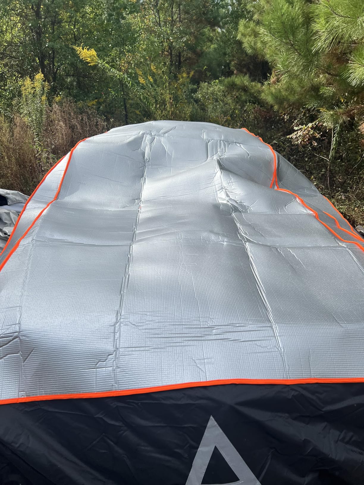 Favoto Hail Proof Car Cover - Waterproof Hatchback Cover Hail Protector Snow Rain Hail Protection Padded Outdoor Heavy Duty with Reflective Stripes Full Exterior Cover Fits Hatchback up to 171