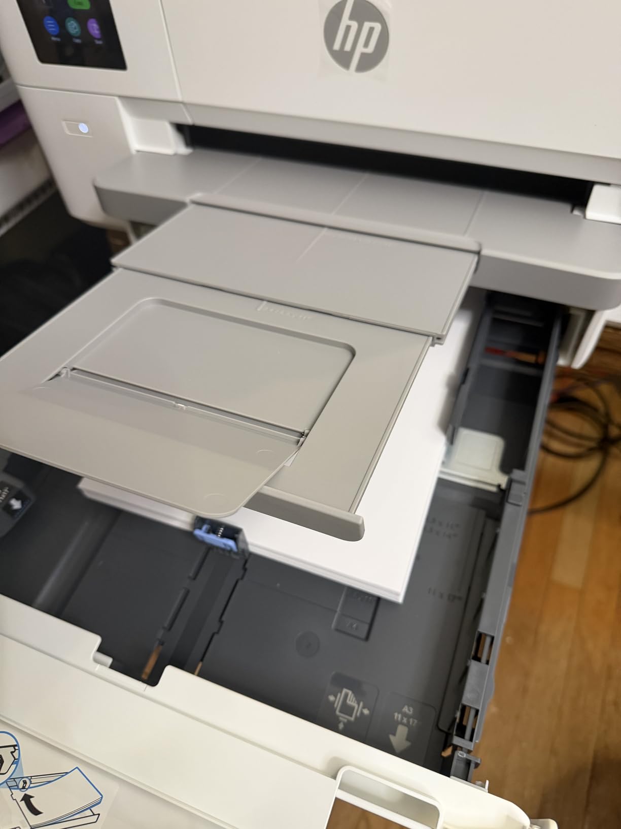 HP OfficeJet Pro 9720e Wide Format Wireless All-in-One Color Inkjet Printer, Print, scan, Copy, ADF, Duplex Printing Best for Office, 3 Month Instant Ink Trial Included, AI-Enabled (53N95A) customer photo 1