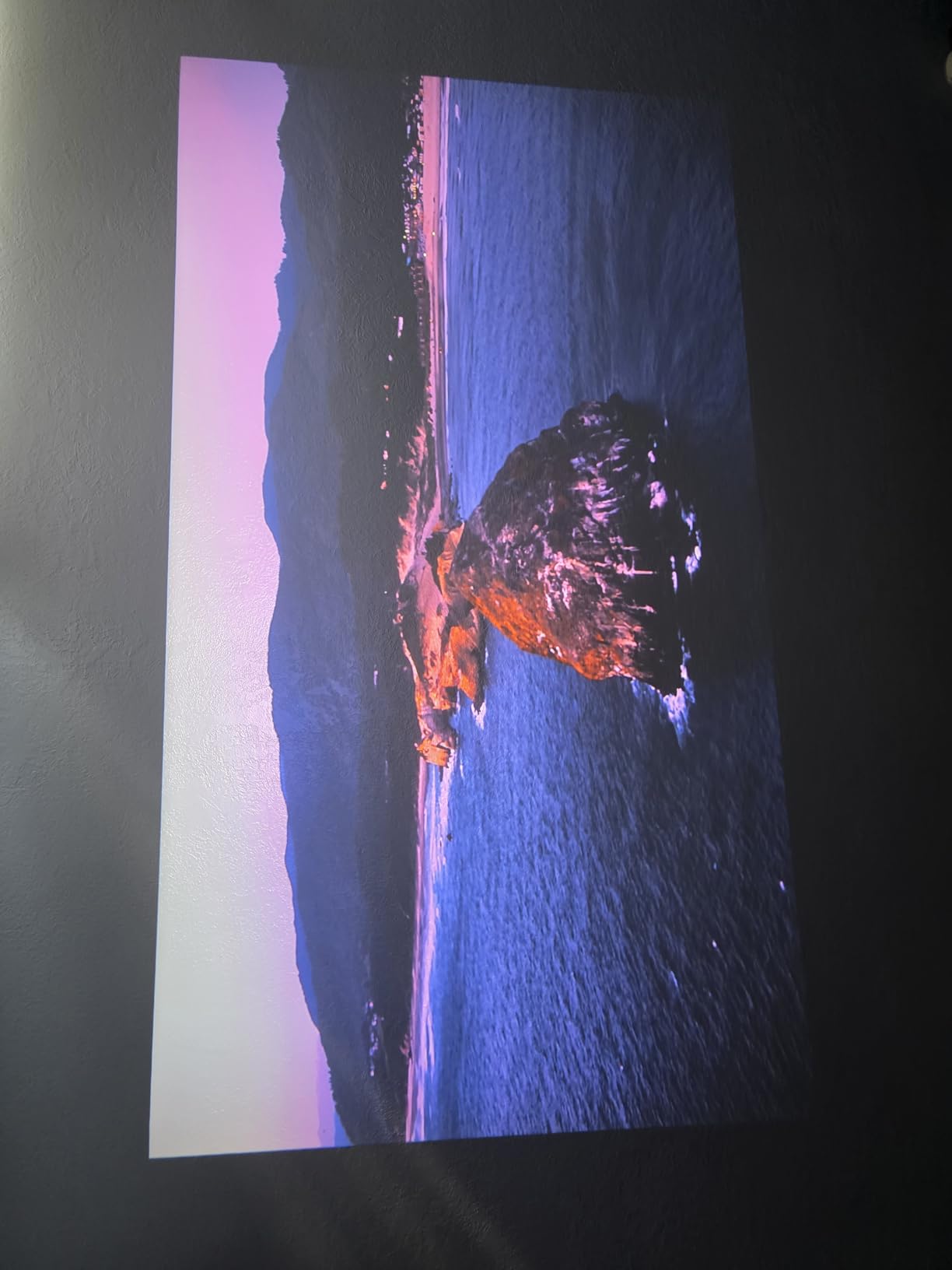 HAPPRUN 2000 ANSI Official Licensed Google TV Outdoor Projector 4K Decoding, Smart Projector with Wifi and Bluetooth, Auto Focus, Dolby Sound, Built-in Apps, HAPPRUN Indoor Home Theater with 270° Stand customer photo 1