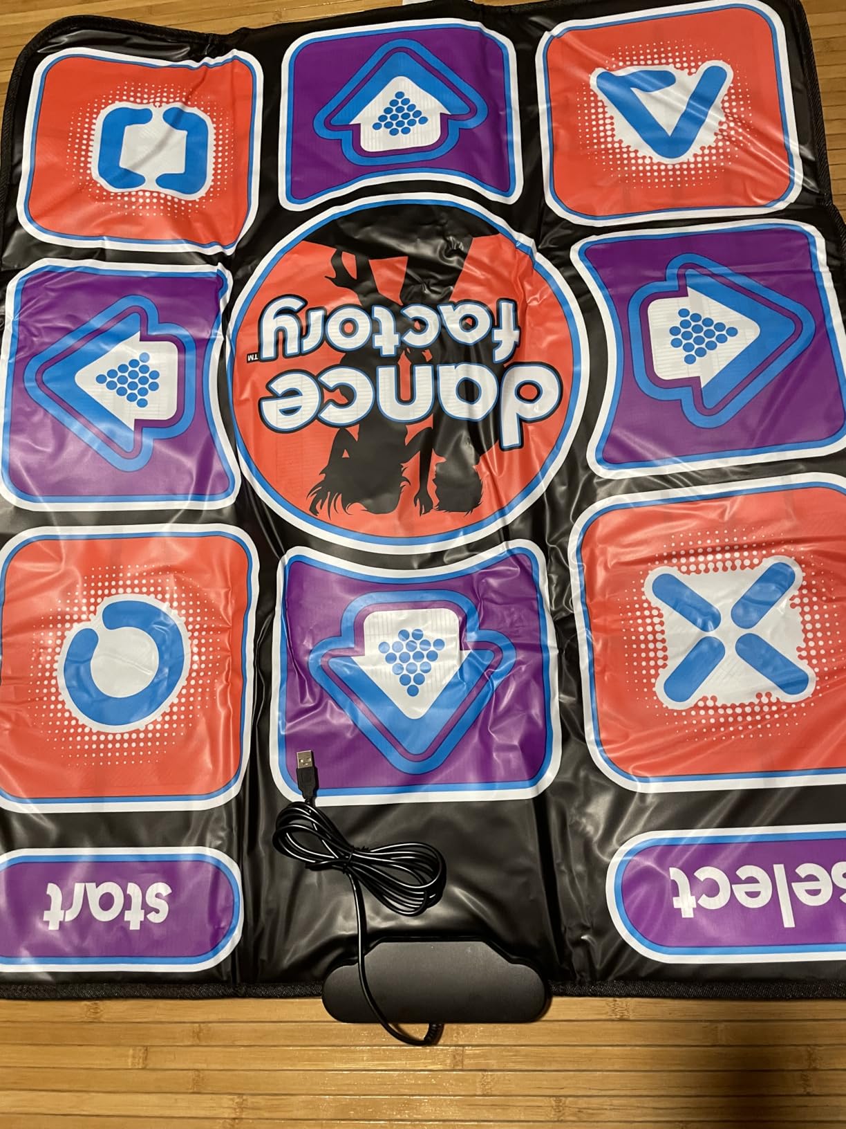 USB Dance Mat for PC/Computer, Upgraded Dance Pad for Home Entertainment & Exercise, Dancing Game Installer Included, Only Compatible with Windows System (Pattern-A) customer photo 2