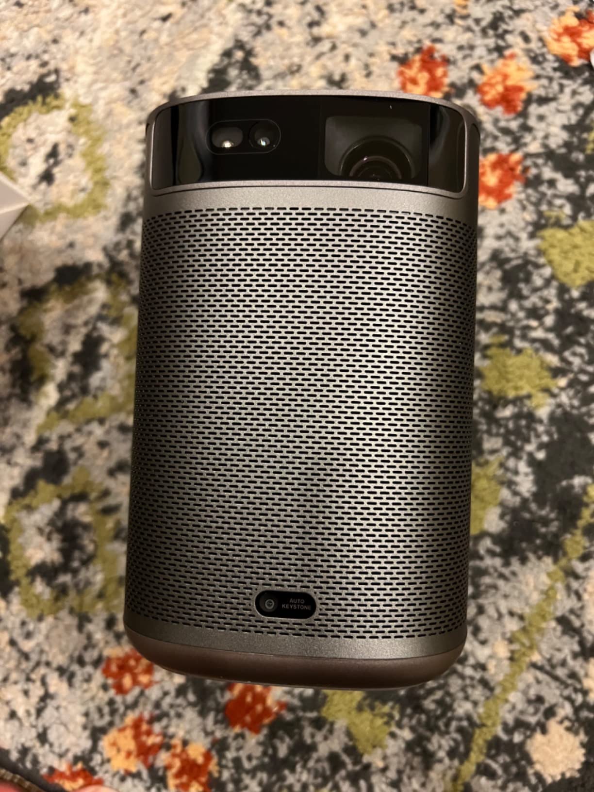 XGIMI MoGo 2 Pro (New) 1080P Portable Projector, Google TV with Licensed Netflix, with WiFi and Bluetooth, 430 ISO Lumens, 2X8W Speakers, Supports 4K, Auto Focus, Object Avoidance, Screen Adaption customer photo 1