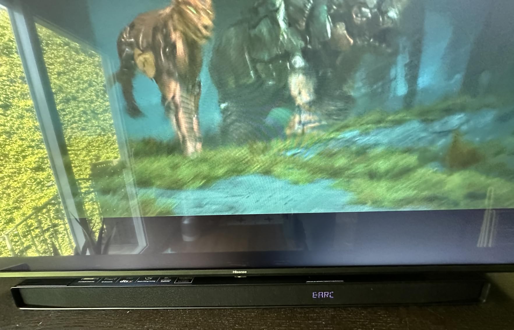 Hisense AX3120Q 3.1.2Ch Sound Bar with Wireless Subwoofer, Dolby Atmos, DTS:X, Bluetooth 5.3, Roku TV Ready, HDMI/AUX/ARC/Optical/USB, EzPlay 3.0, 7 EQ Modes, Hi Concerto, Black customer photo 2