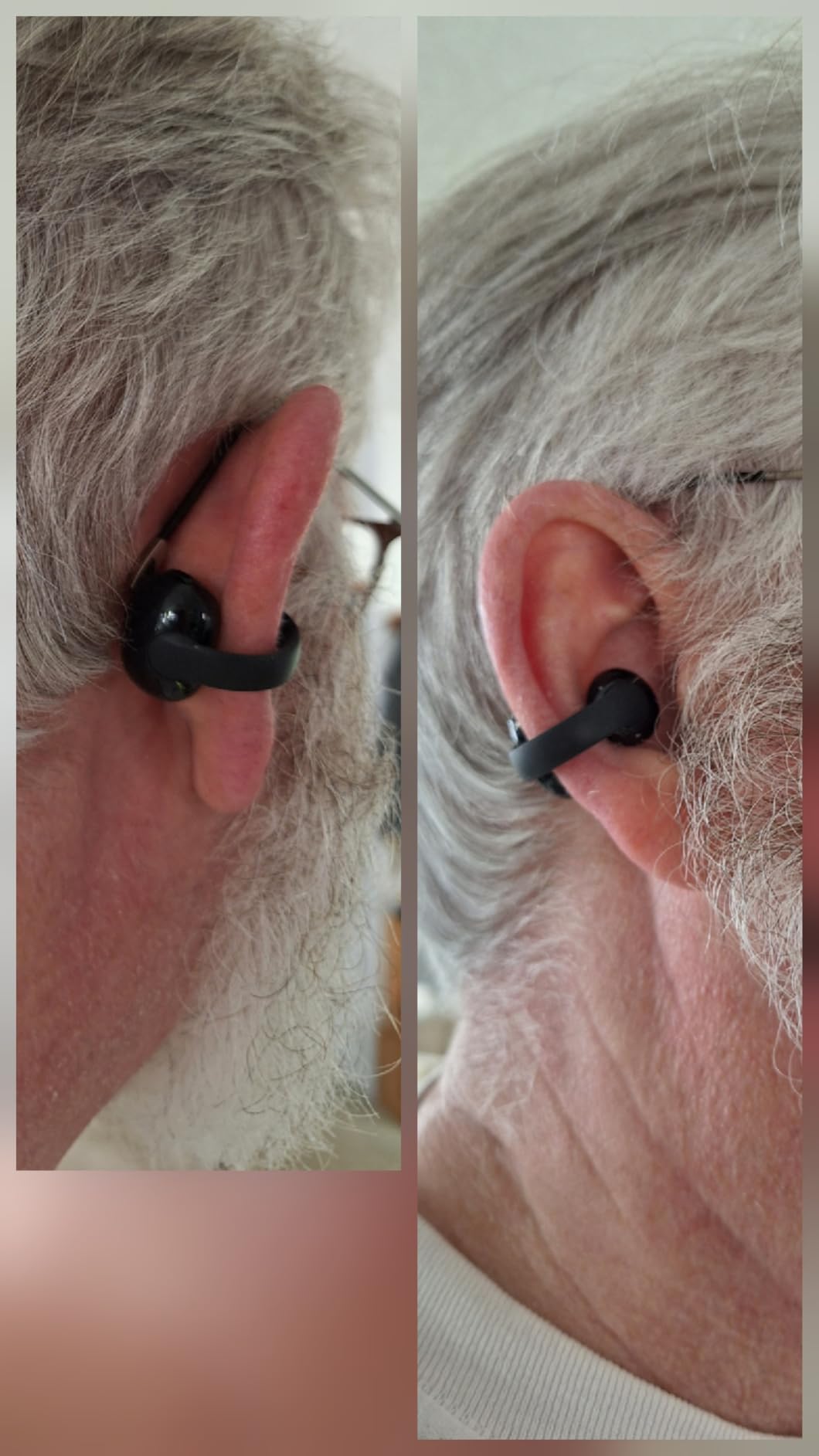 Soundcore C50i by Anker Open Ear Earbuds, Clip-On Headphones Over Ear for Running Workout, 12mm Drivers Powerful Bass, IP55 Waterproof, Bluetooth 6.0 Hi-Res, FlexiClip Design customer photo 1