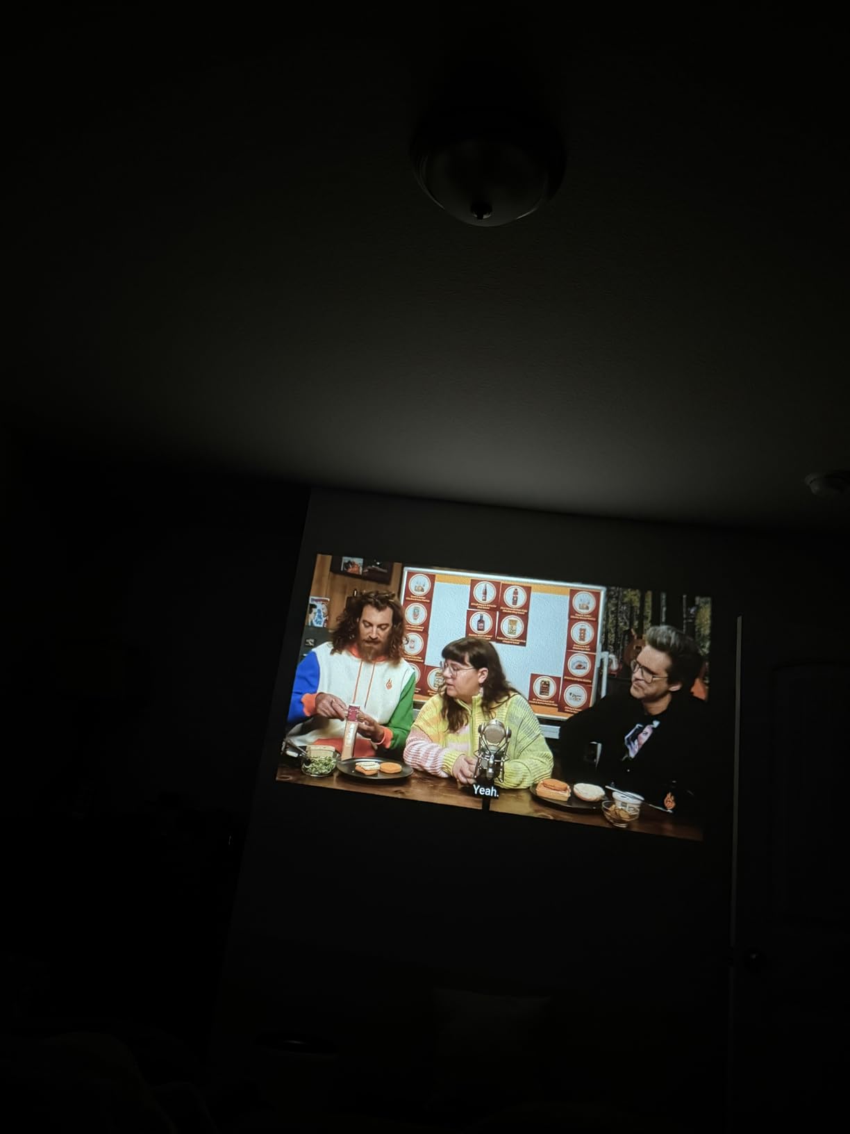 [Officially-Licensed APP & 2500 ANSI] 4K Projector with WiFi and Bluetooth, TOF Real-Time Auto Focus Smart Projector, AuKing Outdoor Movie Home Theater Projector with Omni-Adjustable Stand customer photo 1