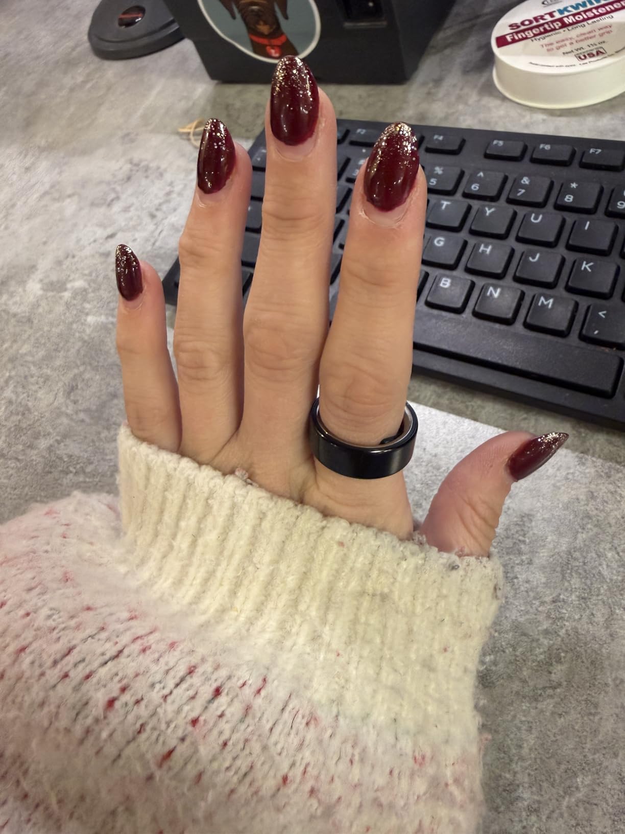 Smart Ring Size Adjuster - 120Pcs Invisible Fit for Oura Ring Gen 4/3, Samsung Galaxy Ring, Ultra Human Ring AIR, RingConn 2/1, Amazfit Helio - Loose Ring Sizing Kit, Comfortable & Discreet Accessorie customer photo 1